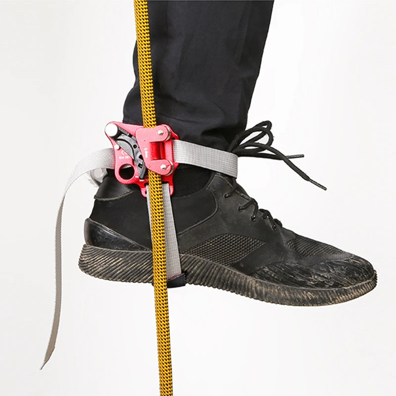 L / R Foot Ascender Riser Tree Rock Climbing Fall Protection Equipment Gear Climbing Ascender Rigging Caving Gear Equipment
