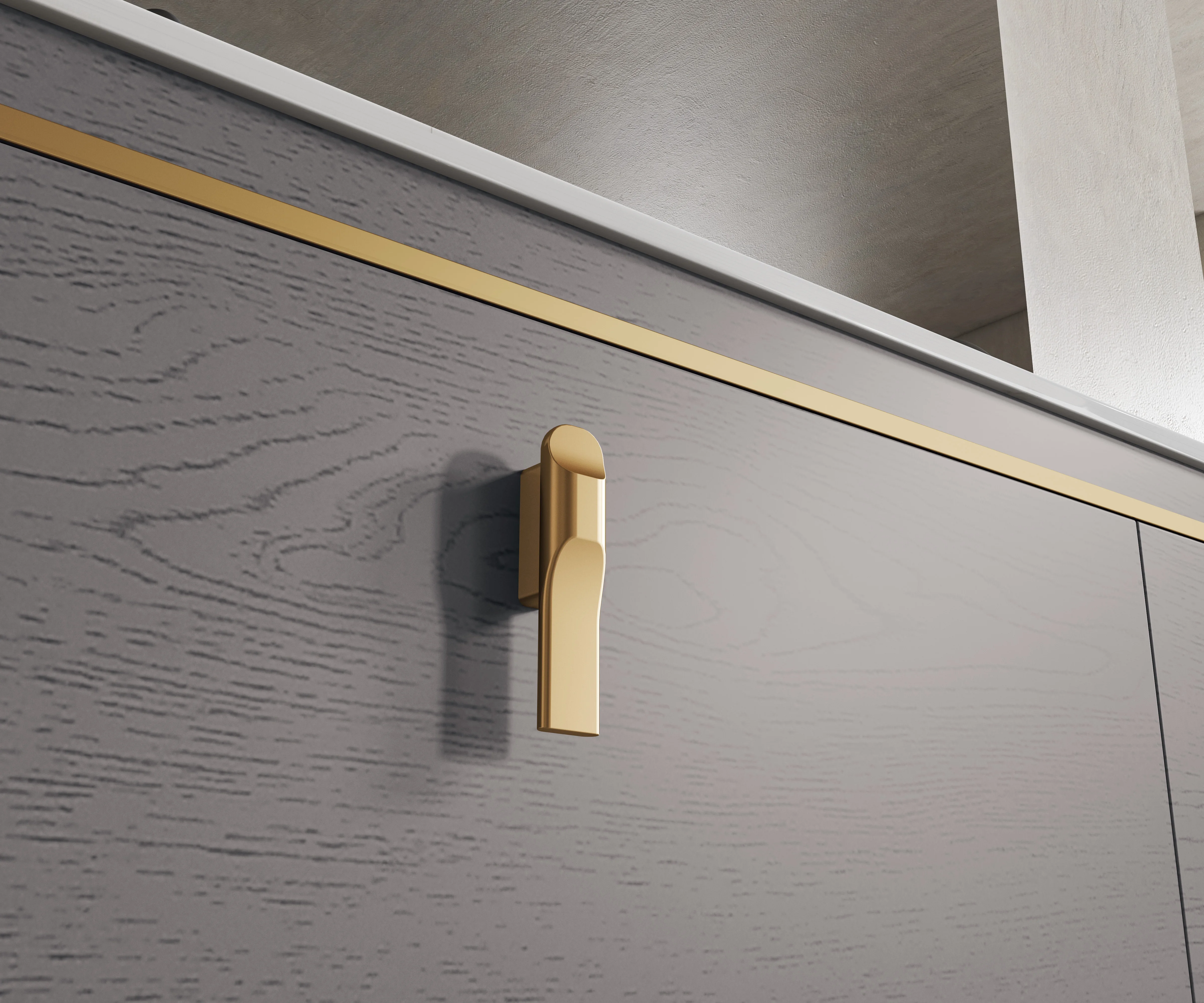 Imagen 7: Mueble de lavabo de baño montado en la pared de madera maciza moderno, tocador resistente al agua, espejo LED, muebles de construcción para casa y Hotel