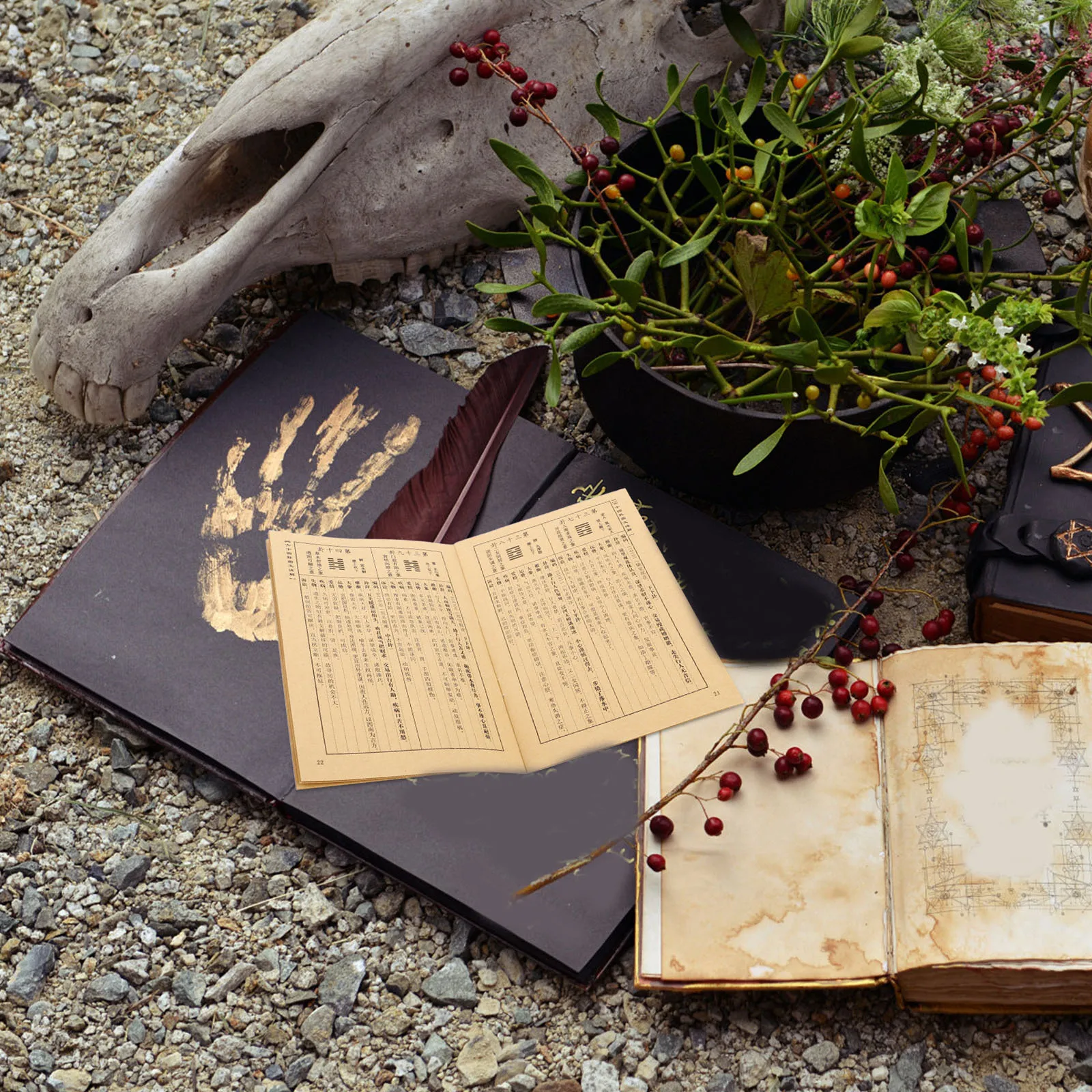 I Ching Sixty-Four Hexagrams Divination Book In-Depth Interpretation Spiritual Divination Guide Book of Changes Mystical