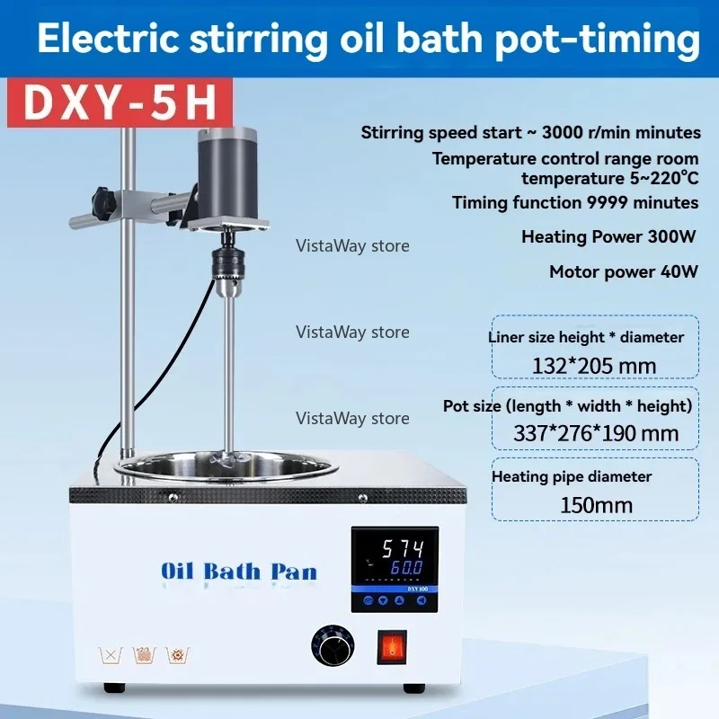 Электрическая водяная баня, 5 л, электрическая водяная баня с чернильным клеем, лабораторная водяная баня с постоянной температурой
