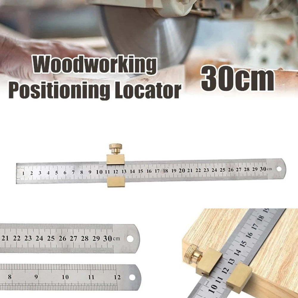 For DIY Projects Brass Angle Scriber Carpenter Scriber Adjustable Marking Gauge Tool Professional Carpenter Tool