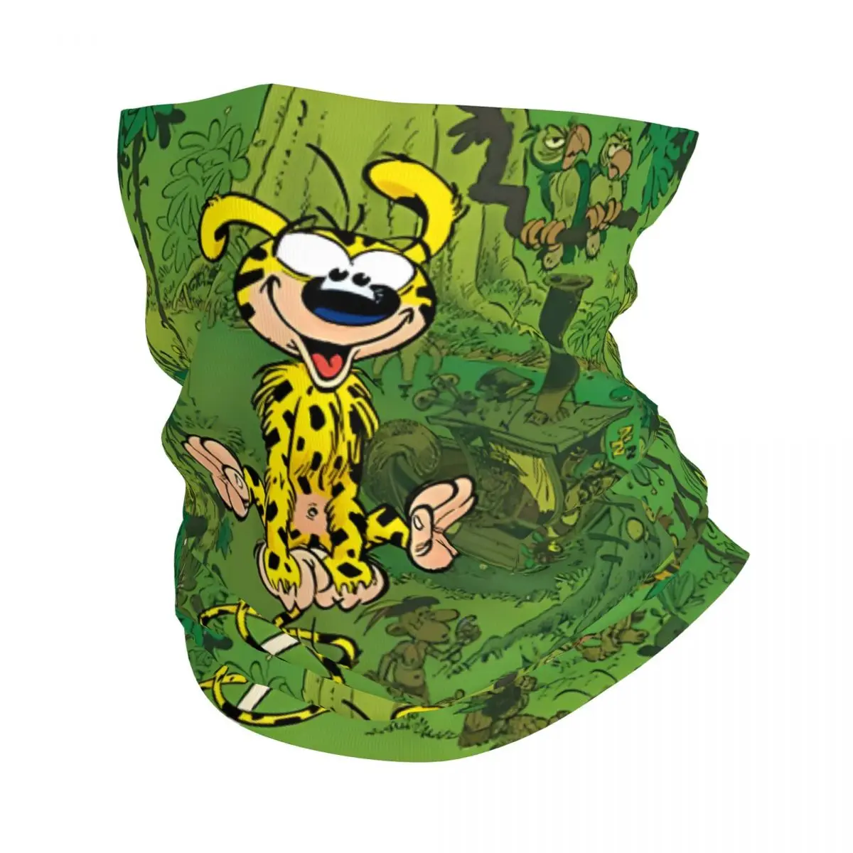 

Весенний оригинальный банный коврик Marsupilami, шейный Гетр, закрывающий лицо шарф, снуд на шею для мужчин и женщин, бандана, тонкий летний шарф