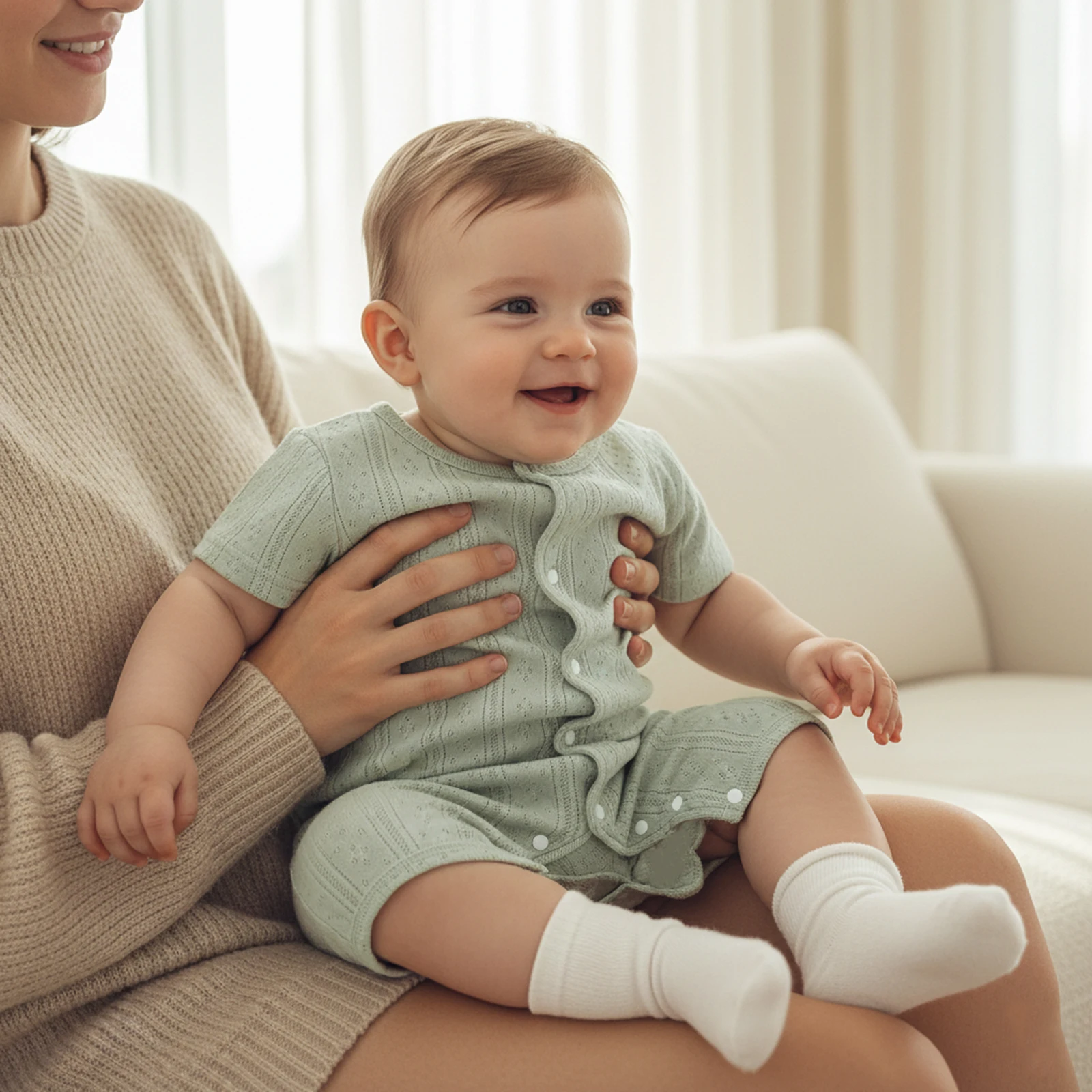 

Мягкий комбинезон с круглым вырезом и пуговицами для маленьких девочек, летний однотонный трикотажный комбинезон с короткими рукавами и кнопками, комбинезон-песочник