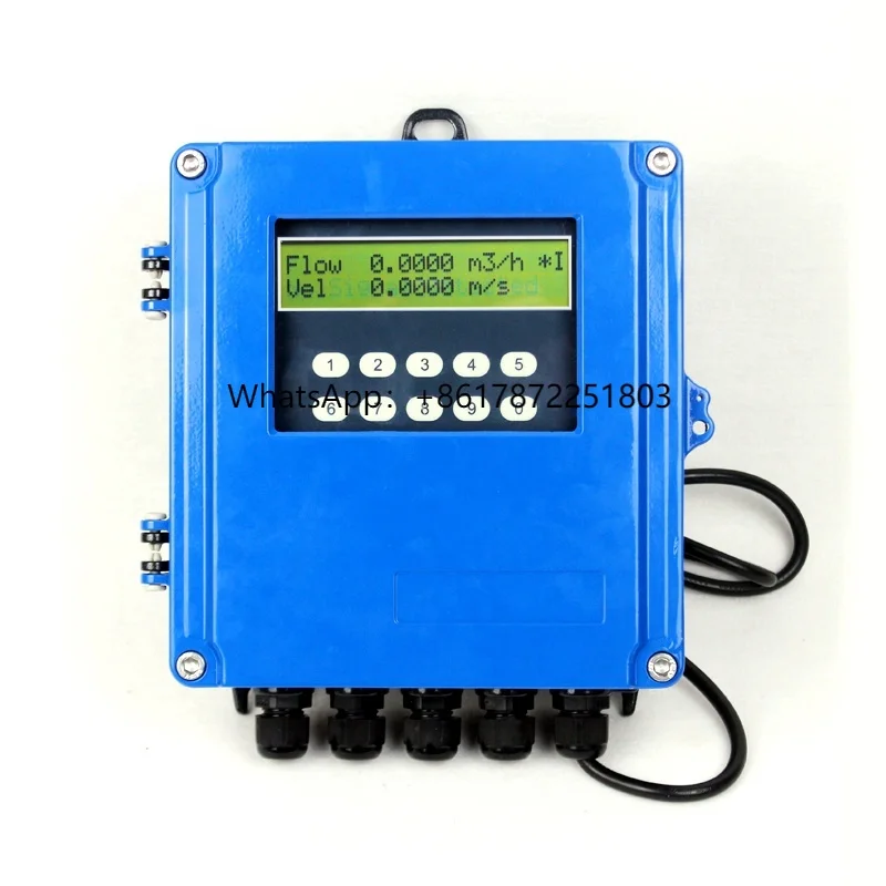 Sensor de medidor de flujo de líquido analógico ultrasónico montado en la pared Tuf-2000b