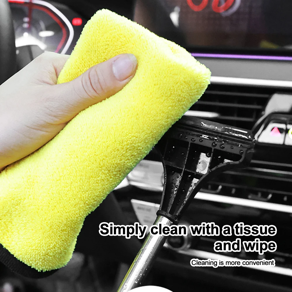 Multifunctional Car Scraper Window Wiper Extendable Snow Scraperfor Car Windshield Rearview Mirror Cleaning Tools