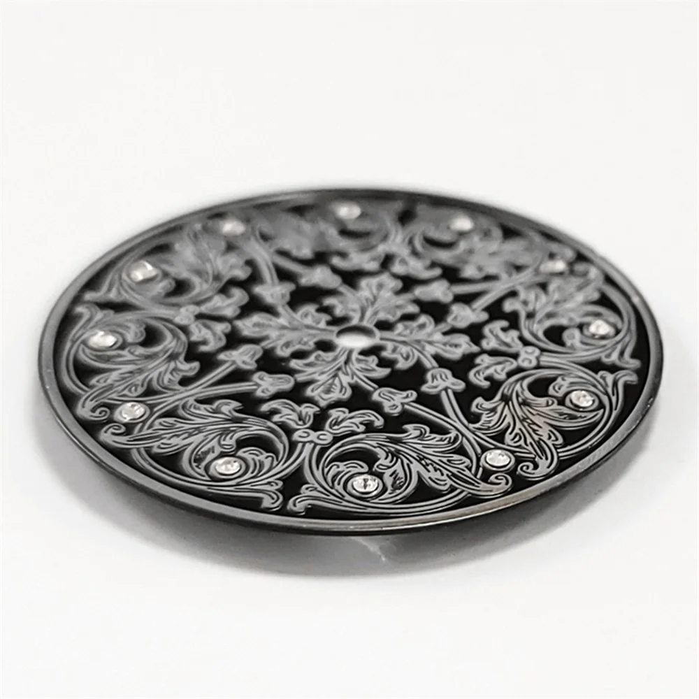 39mm Vintage Watch Dial for ETA 6497 Movement Replacement Engraved Flower Dial Mechanical Watch Face for ST3600 Movement