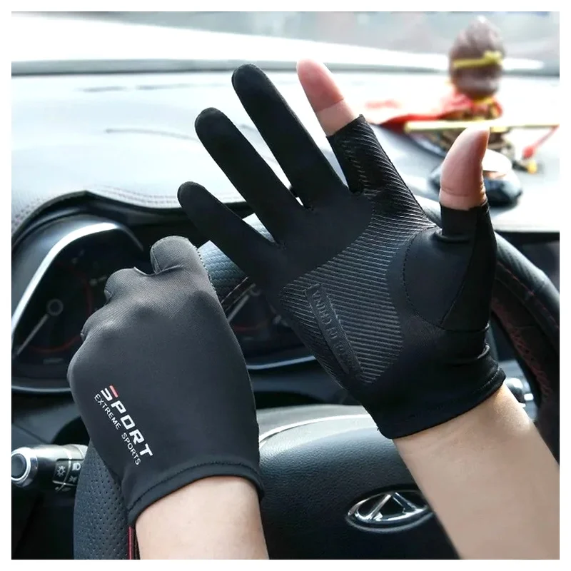 for Men 1 Pair Gloves Protective Gear Gloves Ice Slip Thin Touch Screen Anti UV Breathable Fishing Motorcycle Racing