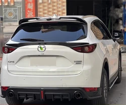 For Mazda CX-5 CX5 2018 2019 2020 2021 2023 Rear Middle Spoiler Wing Carbon Fiber Trunk Lip Wing Black White Spoiler Car Styling