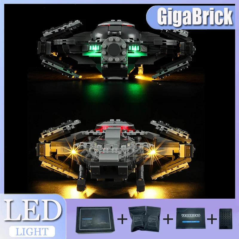 

Усовершенствованный комплект светодиодных фонарей «сделай сам» для Lego 75383 (только светодиодный светильник, без модели блоков), высокопроизводительный