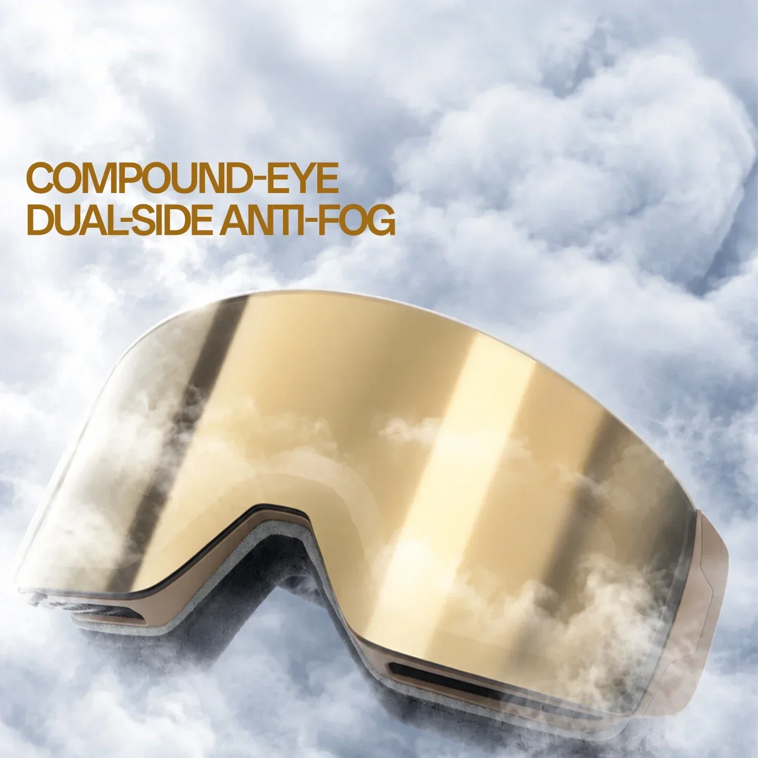 KAPVOE Photochromic Ski Goggles Anti-Fog UV400 Snowboard Goggles Winter Outdoor Sports Skiing Skating Snowmobile Accessories