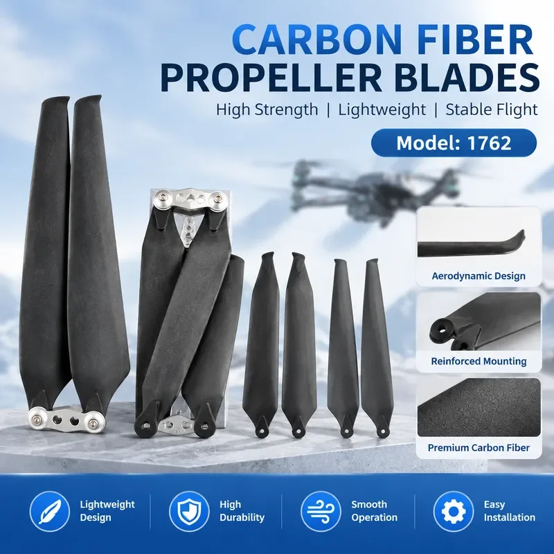 for Multi-rotor Multi-axis Drone Accessories 1762 High Carbon Folding Blades 18 Inch DIY Parts