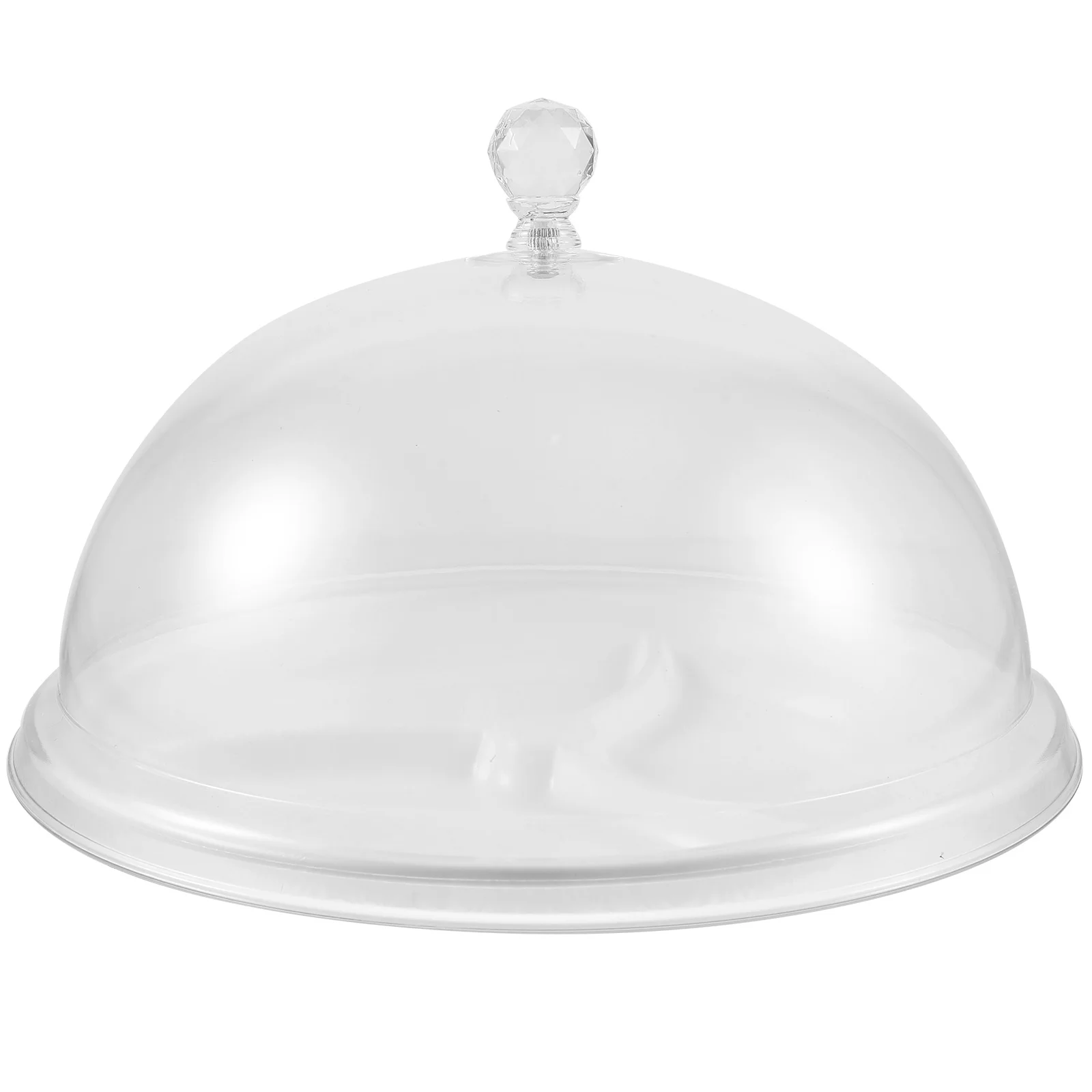 

Fruit Snack Tasting Plate 25CM Cake With 26CM Clear Dome Lid Plastic Tray For Party Wedding Dessert Display