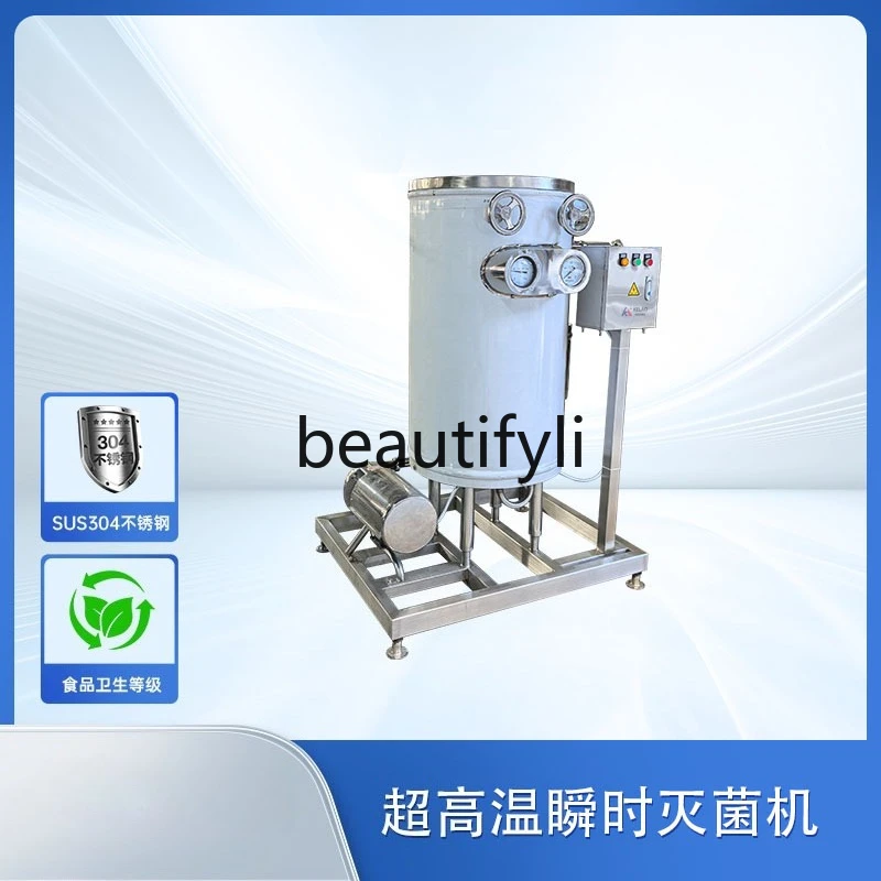 Halbautomatische sofortige Sterilisationsmaschine aus Edelstahl zur Sterilisation von Wein, Obst- und Gemüsesaft