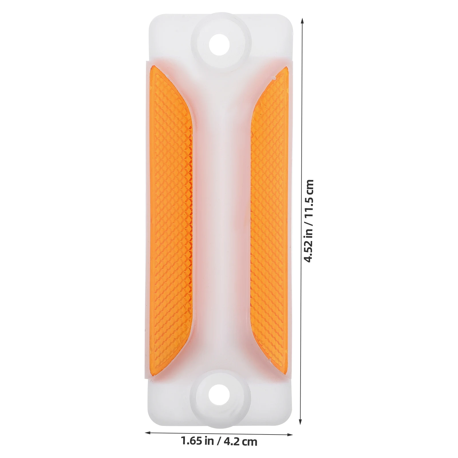 2pcs Reflective Delineators Markers Driveway Reflectors Rectangular High Visibility Warning Stickers for Enhanced