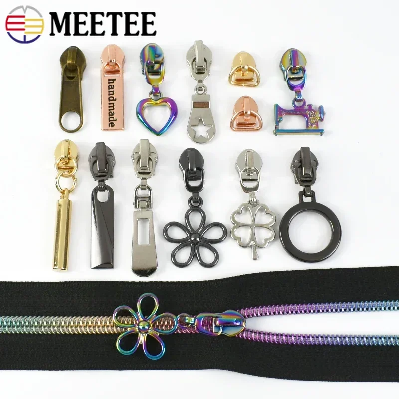 10/20 قطعة ميتي 5 # النايلون السوستة المتزلجون حقيبة البريدي سحب الملابس استبدال سستة المؤشر DIY الخياطة إغلاق زيبر إصلاح أطقم #6