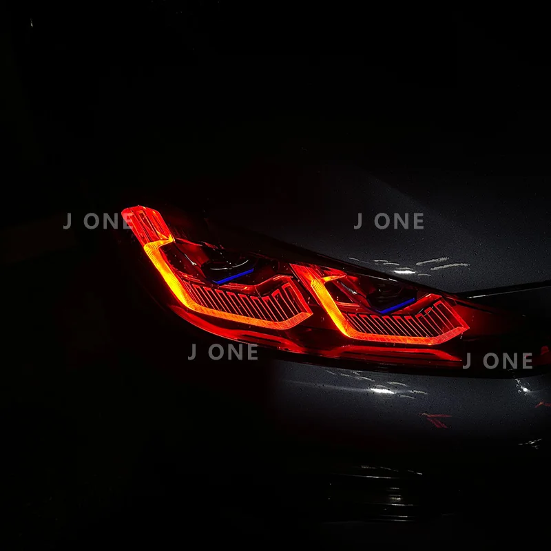 J ONE Drl Rgb التحكم في الألوان عن طريق الهاتف لسيارات BMW 4 Series M3 M4 G22 G23 G26 G80 G82 G83 2022 إلى 2023 Rgb Drls لملحقات السيارات #2