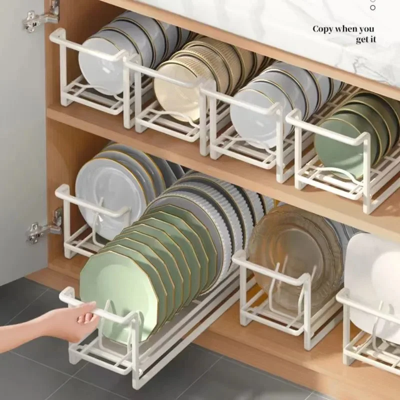 Organizador de cocina: estante para cubrir ollas, estante para cuencos, estante de drenaje, estante para bandejas de cocina, soporte de acero inoxidable, accesorios de cocina