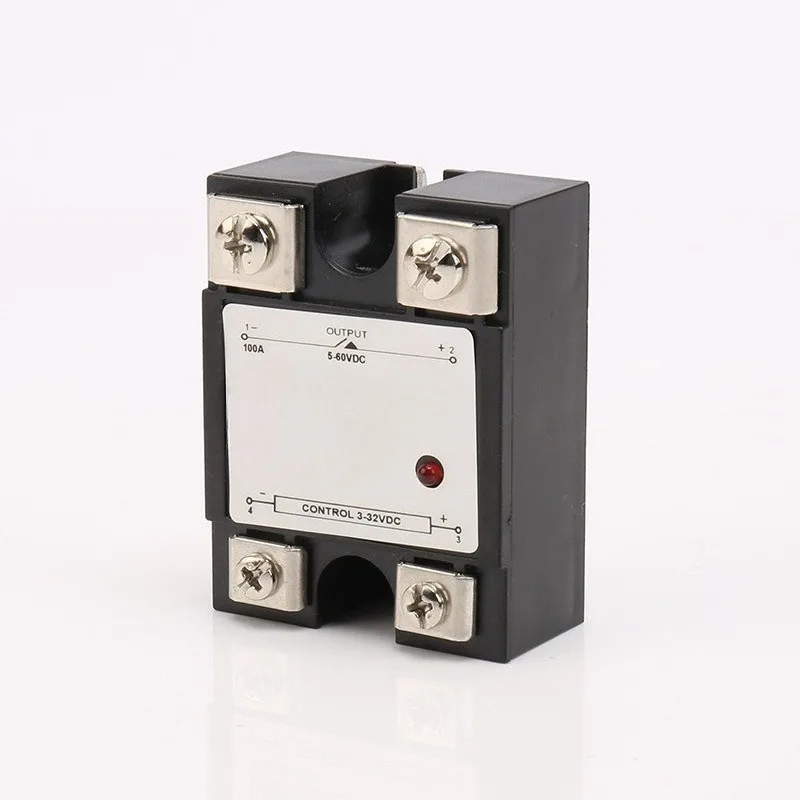 Single‑Phase Solid State Relay SSR DD60D100 DC Input DC Output DC‑DC Control Module