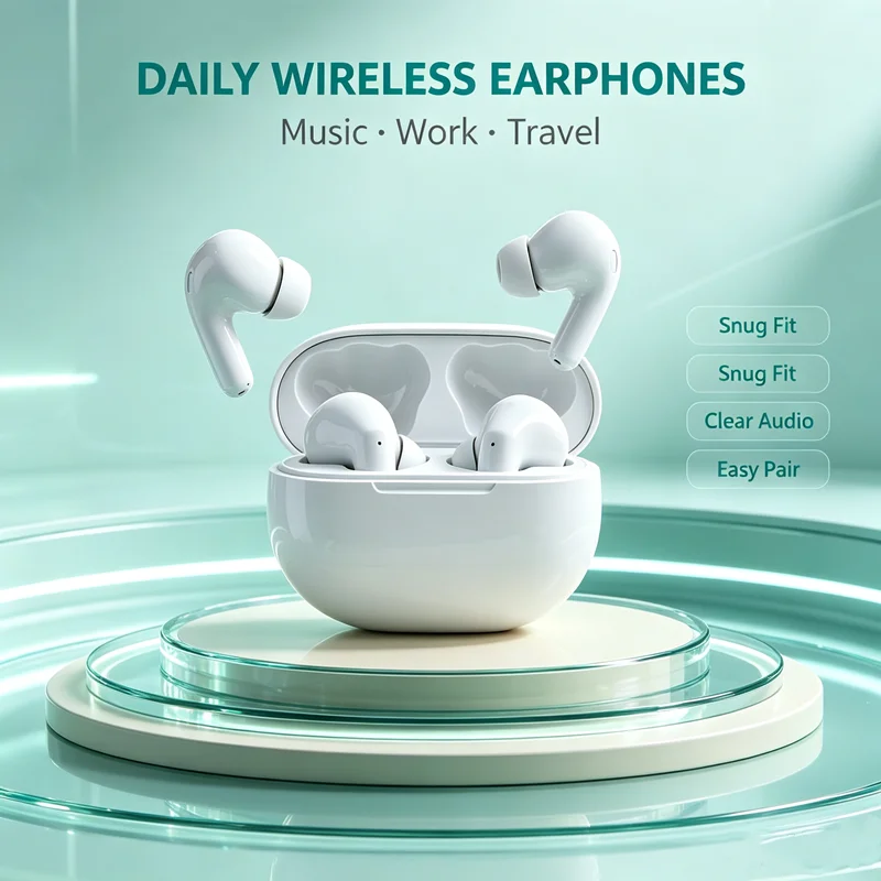 Tws Earbuds Bluetooth 5.3 - New wireless Bluetooth headset TWS headset