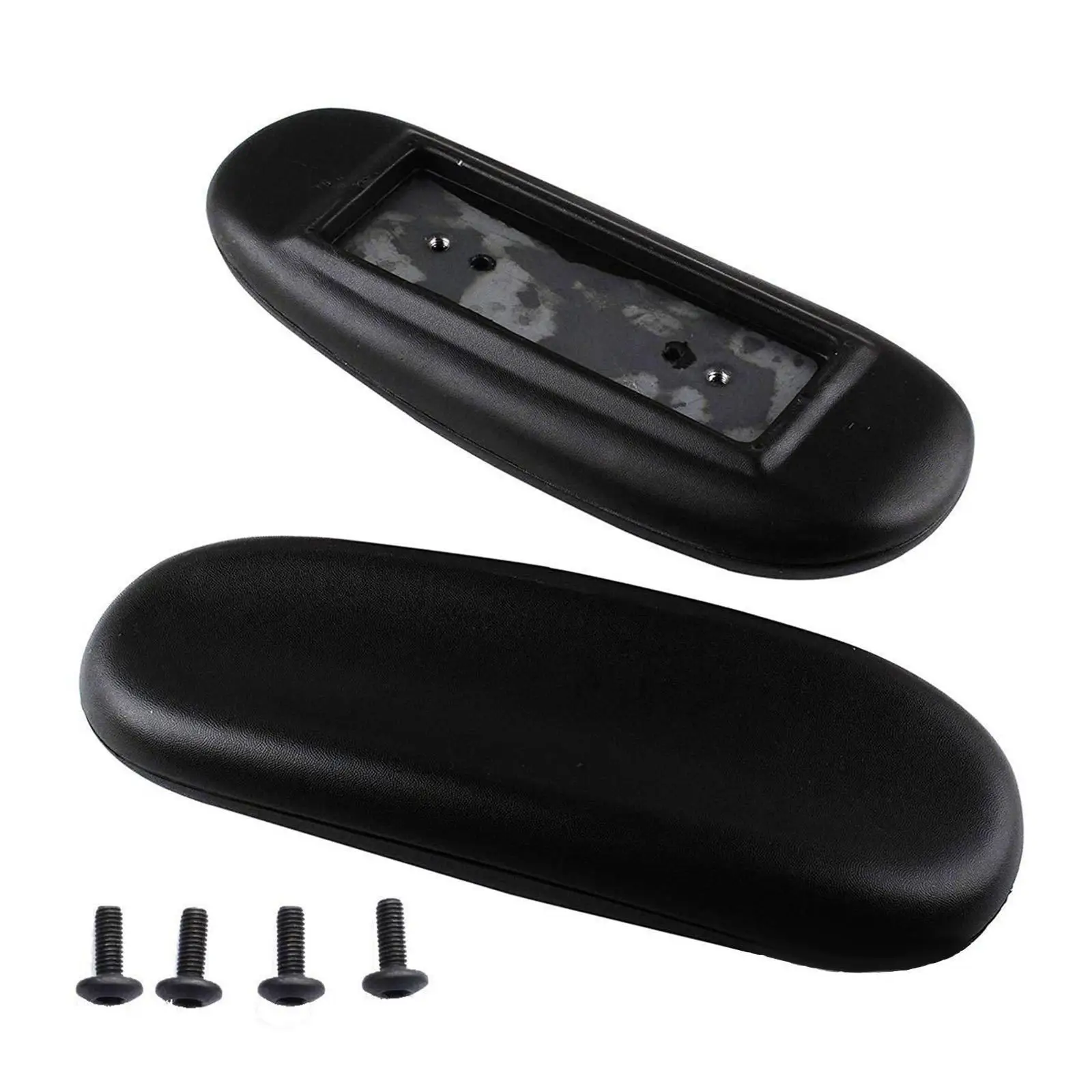 2 Pieces Chair Armrest Pad Cushion Armrest Arm Replacement Fittings Chair Parts Arm Rest Cover for Gaming Chair