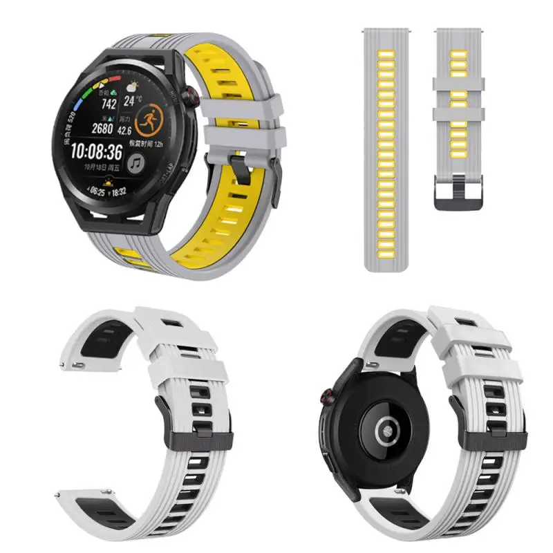 Silicone Strap For HUAWEI GT Runner/GT 3 46MM GT3 42/GT2 Pro Smartwatch Sport Band For HUAWEI WATCH 3 Watchband Bracelet