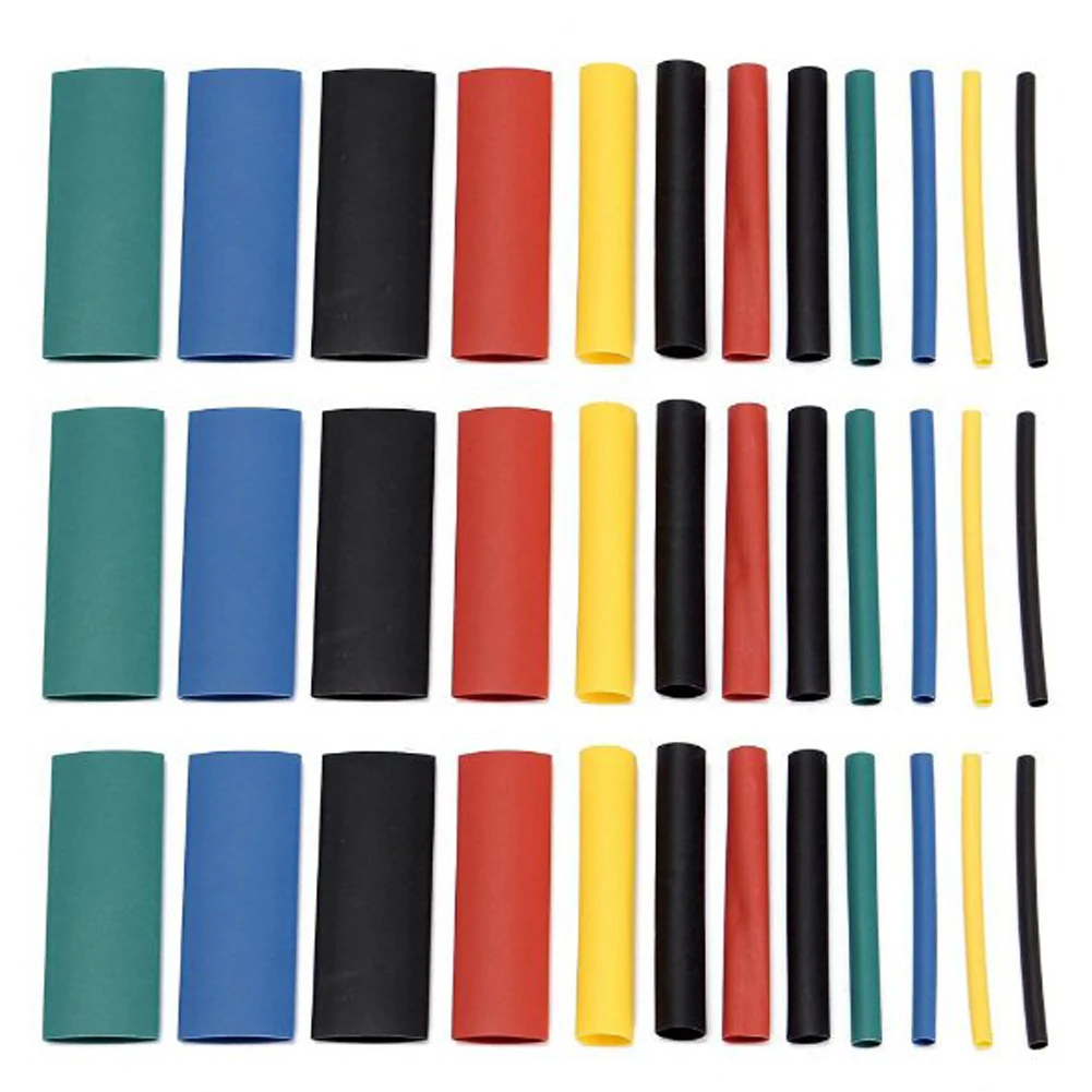 530pcs Heat Shrink Tubes Practical Assorted Pack Wire Cable Portable Multi-function Lightweight Polyolefin Assortment Electronic