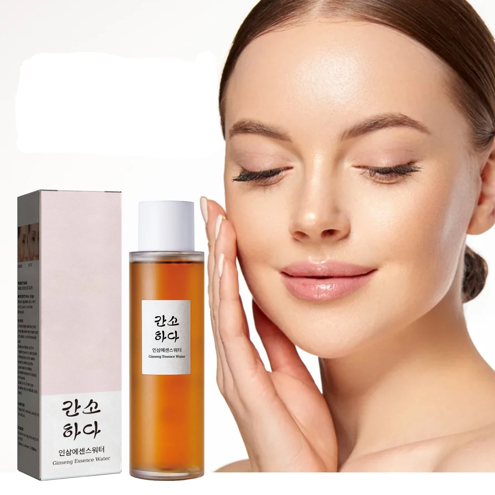 

Ginseng Face Essence Moisturize Smooth Restores Dry Dull Skin Lighten Fine Line Brighten Serum Hydrating Facial Care Toner