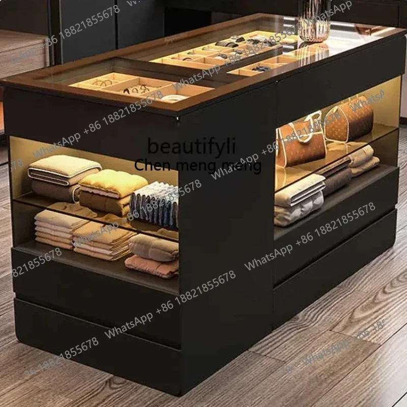 

cn8617 LHY ss26 Solid wood living room display cabinet cloakroom Nakajidai home jewelry storage cabinet light luxury bucket cabi