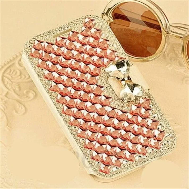 

Luxury Bling Crystal Rhinestone Leather Flip Wallet Card Case Cover For SamsungS24 S10 S20 S21 PLUS S22 S23 Note 9 10 20 Case