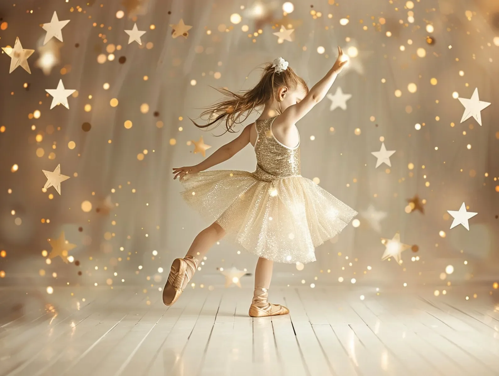 Mehofond Photography Background Shiny Golden Stars Dance Child Adult Birthday Cake Smash Portrait Decor Backdrop Photo Studio