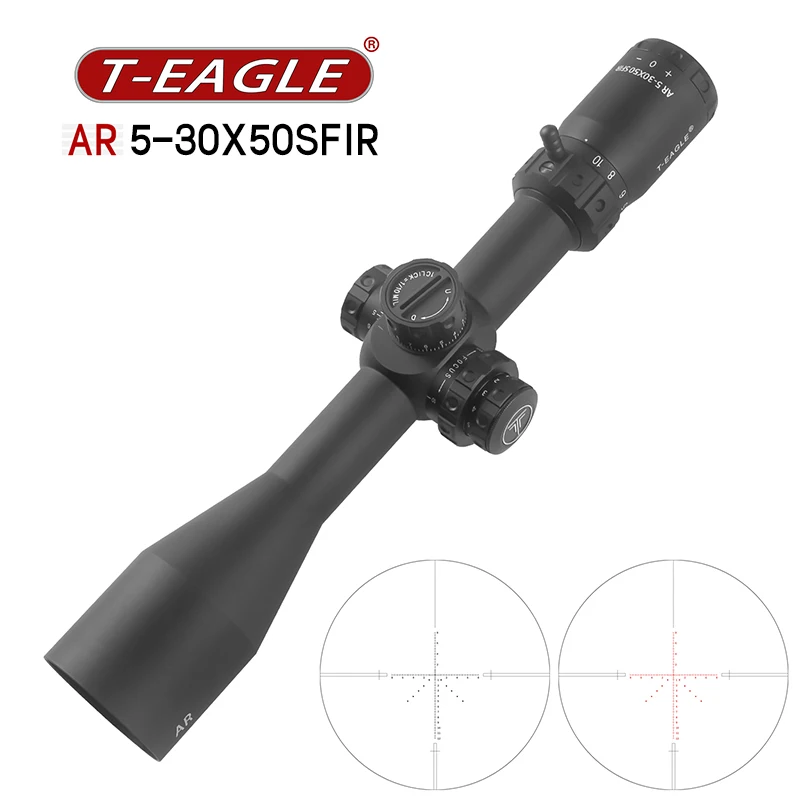 T-EAGLE brand new genuine product AR 5-30X50 SFIR rifle hunting optical scope high-definition transparent sniper scope