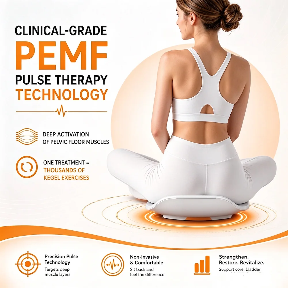 Home Use Magnetic Pelvic Floor Chair Women Postpartum Recovery Urinary Incontinence Treatment Kegel Exercise EMS EMTT Chair