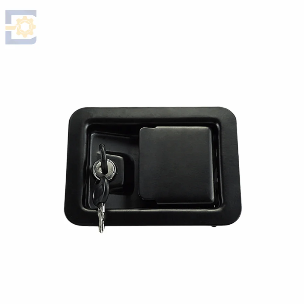 170-7709 Cab Door Latch Handle Kit Heavy Duty Cabin Door Lock Replacement Parts With 950H 966H 972H Equipment Cabin Lock Parts