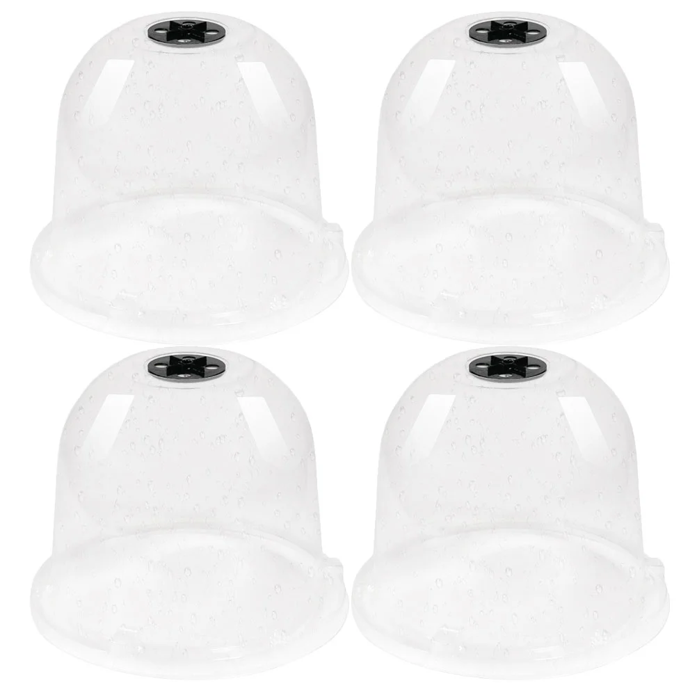 

4 Pcs Seedling Insulation Cover Plant Cultivation Cloches for Plants Indoor