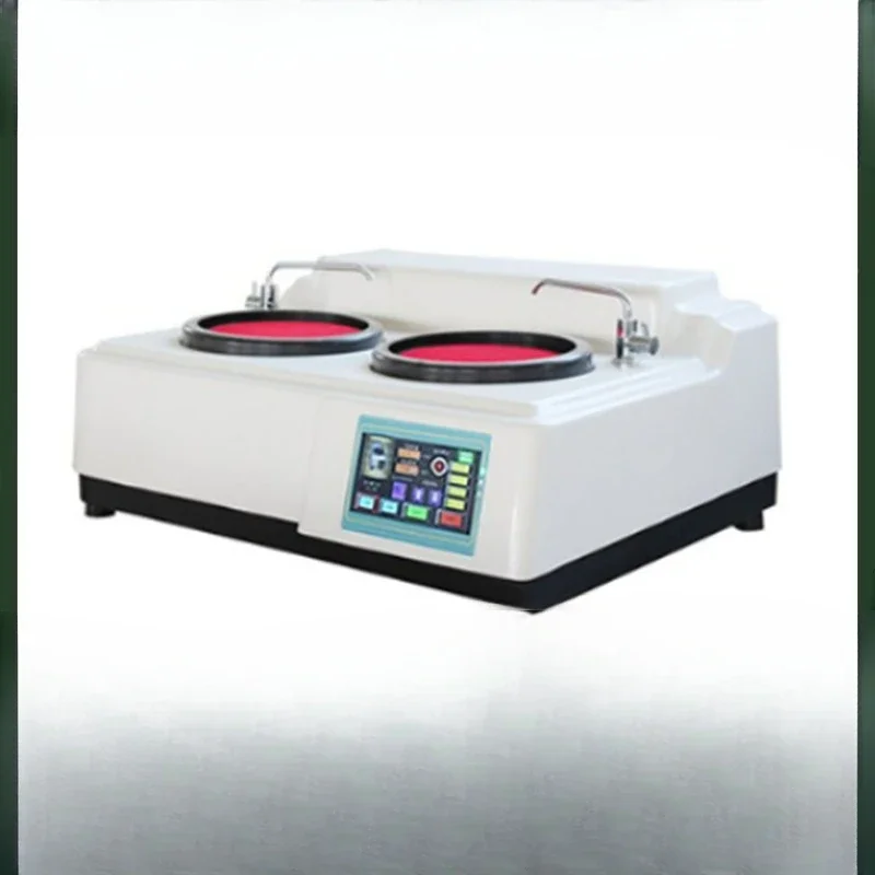 MP-2S type sample touch screen grinding and polishing machine/double disc sample polishing machine