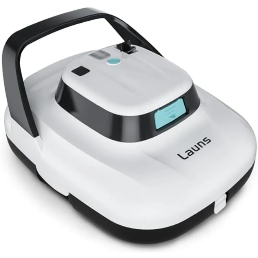 S1 Cordless Robotic Pool Cleaner Dual Motors and Suction Ports Automatic Pool Vacuum Robot Lasts up to 90 Min Self-Parking Idea