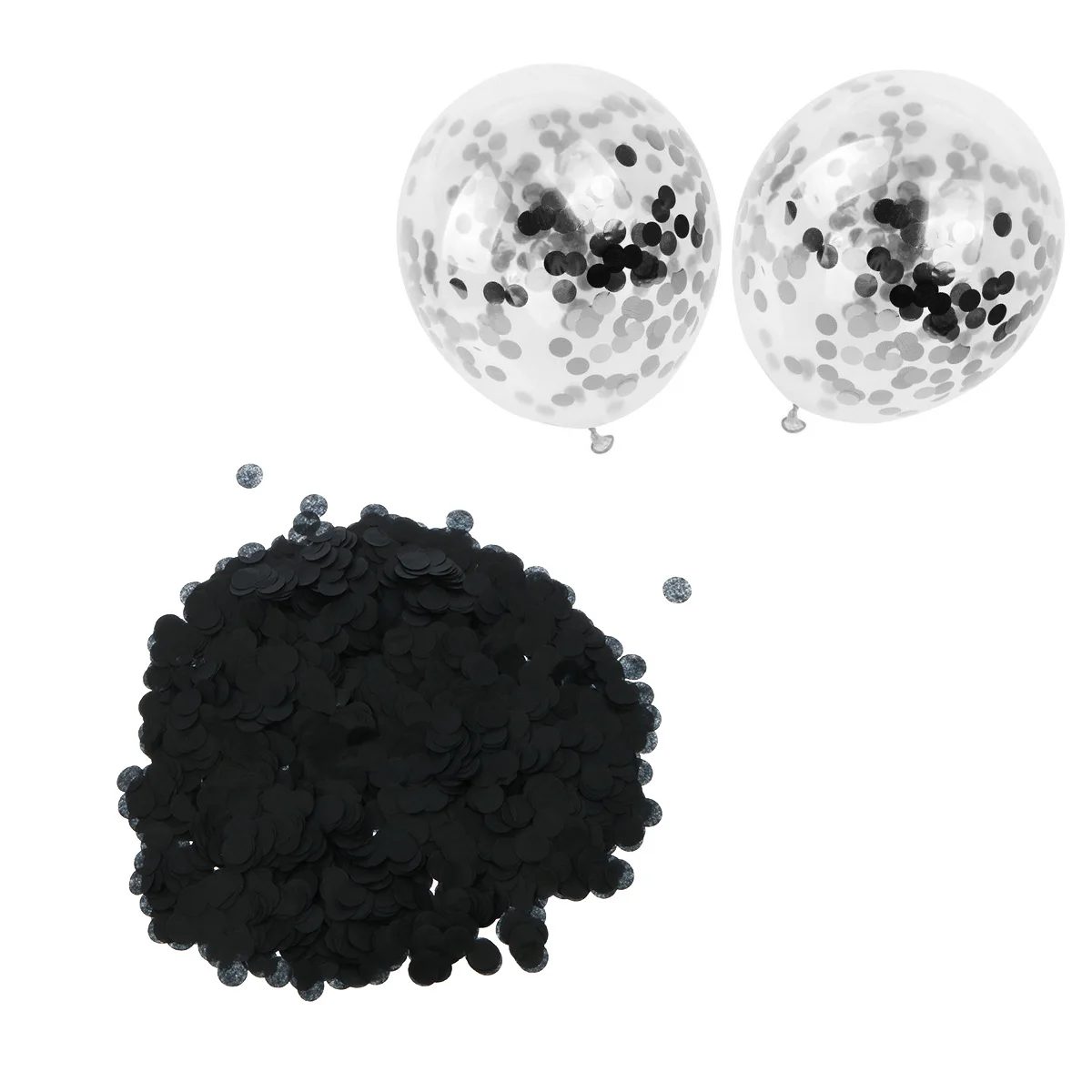 

50g Black Tissue Paper Confetti Balloons Sequins Latex Party Decorations Fun Dreamlike Feelings Banquets Balls Festive Effect