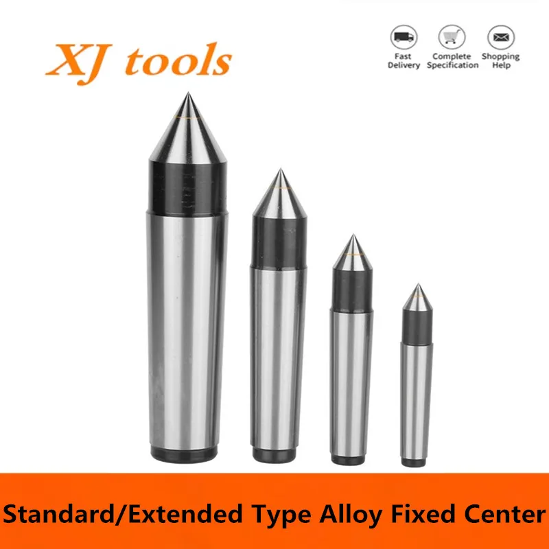 Standard/Extended Type Alloy Fixed Center MT3/MT2/MT4/MT1 Lathes Machine Tool Morse Taper Alloy Solid Dead Centre Grind centre