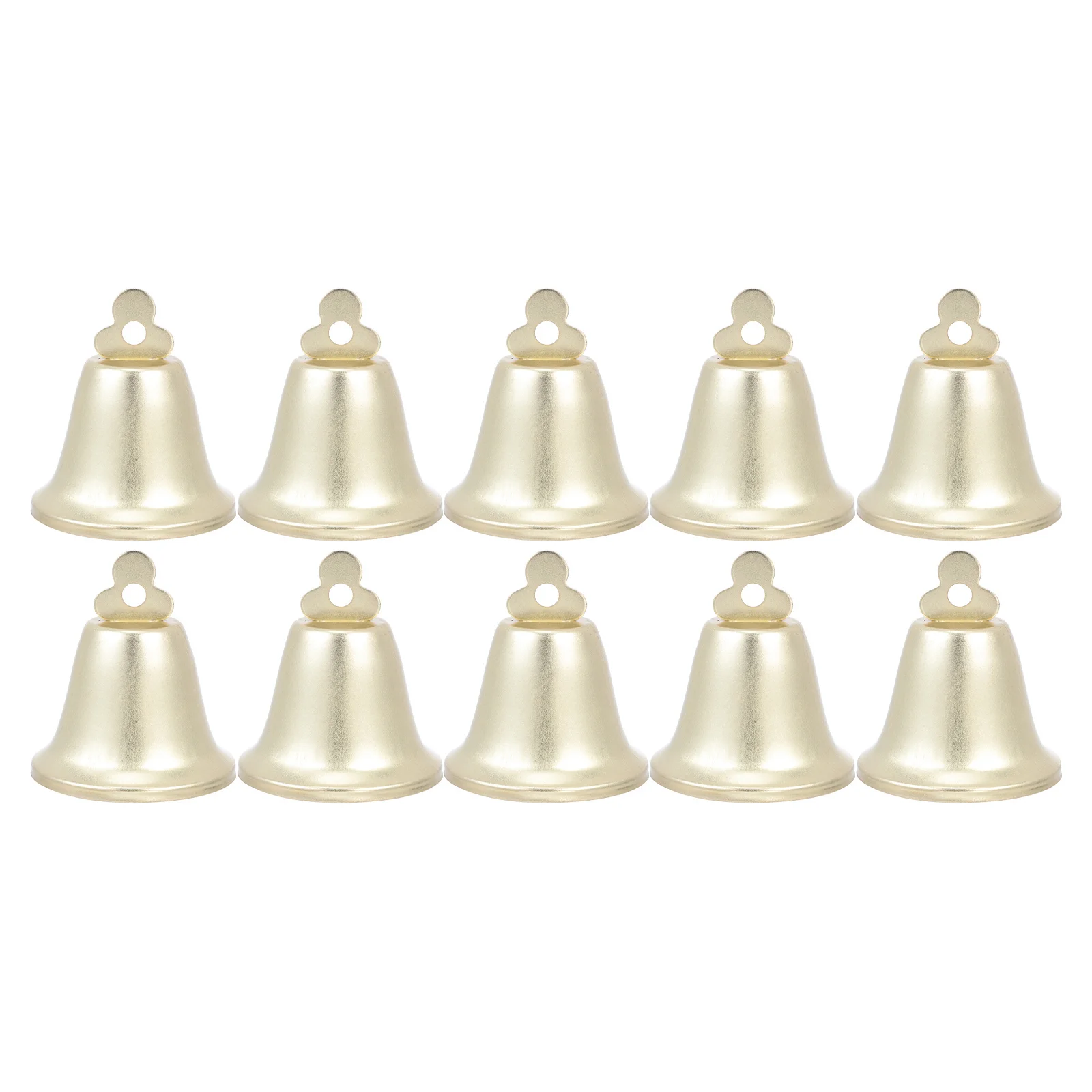 

10Pcs Bronze Retro Bells for Livestock Elegant and Charming Horse Hanging Bells with Crisp Sound Pet Bell Decorations
