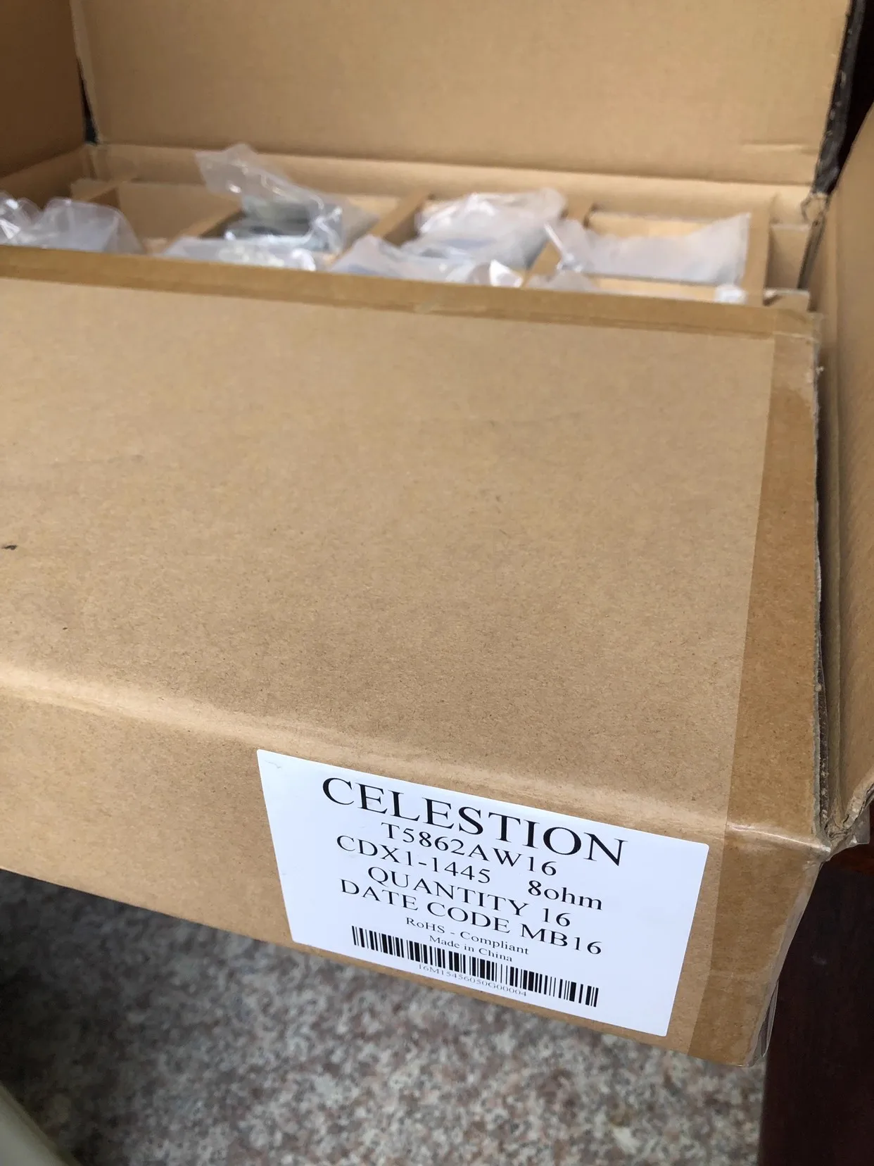 GHXAMP لـ CELESTON CDX1-1445 مكبر صوت بوق السائق - مغناطيس 90 مم، 8 أوم 100 وات، ملف صوتي 34.4 مم 1 قطعة