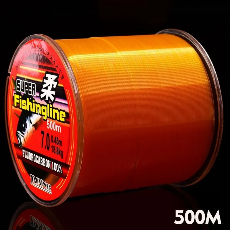 500m 0,14mm-0,50mm Superstark Nylon Angelschnur Transparente Monofilament-Hauptschnur für Süß- und Salzwasser Angelzubehör – Detail 5