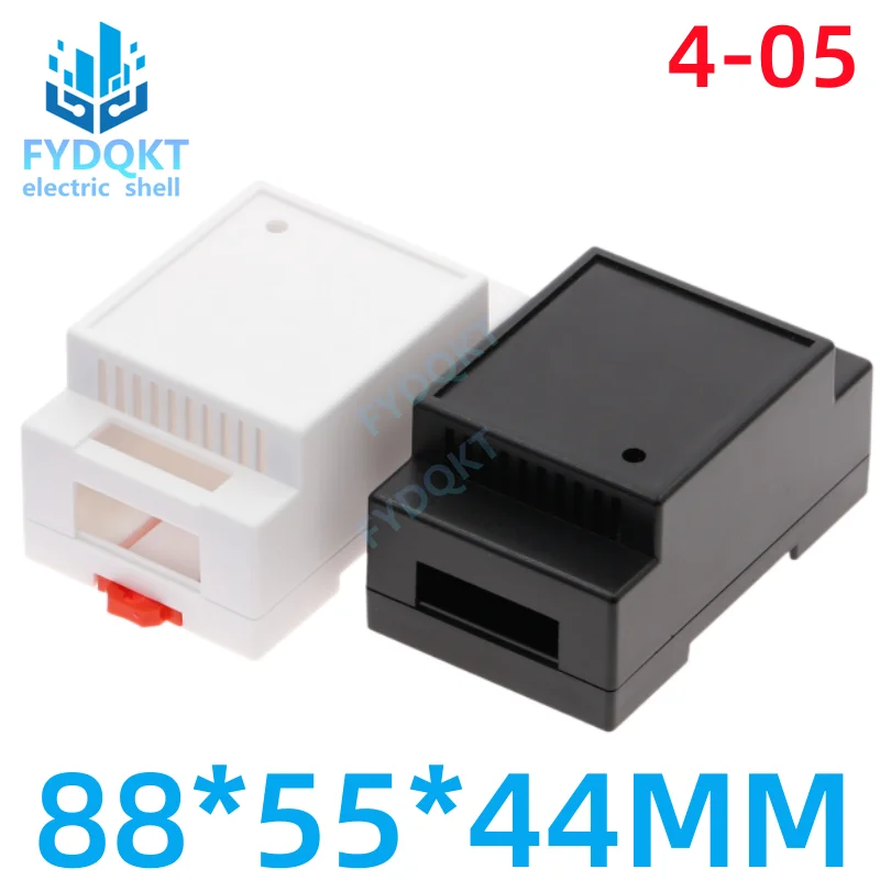 1PC Brand new  DIN Rail PLC Fire Detection Instrument Power switch Box/Rail Electrical Enclosure/4-05: 88x54x44mm Meters Shell