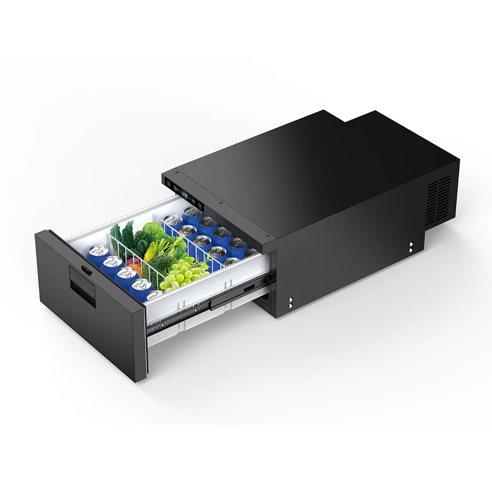 

New Arrival D31B 24V RV Caravan Motor Home Drawer Fridge Freezer 12V 24V 31L Compressor Refrigerators for Car Outdoor Truck SUV