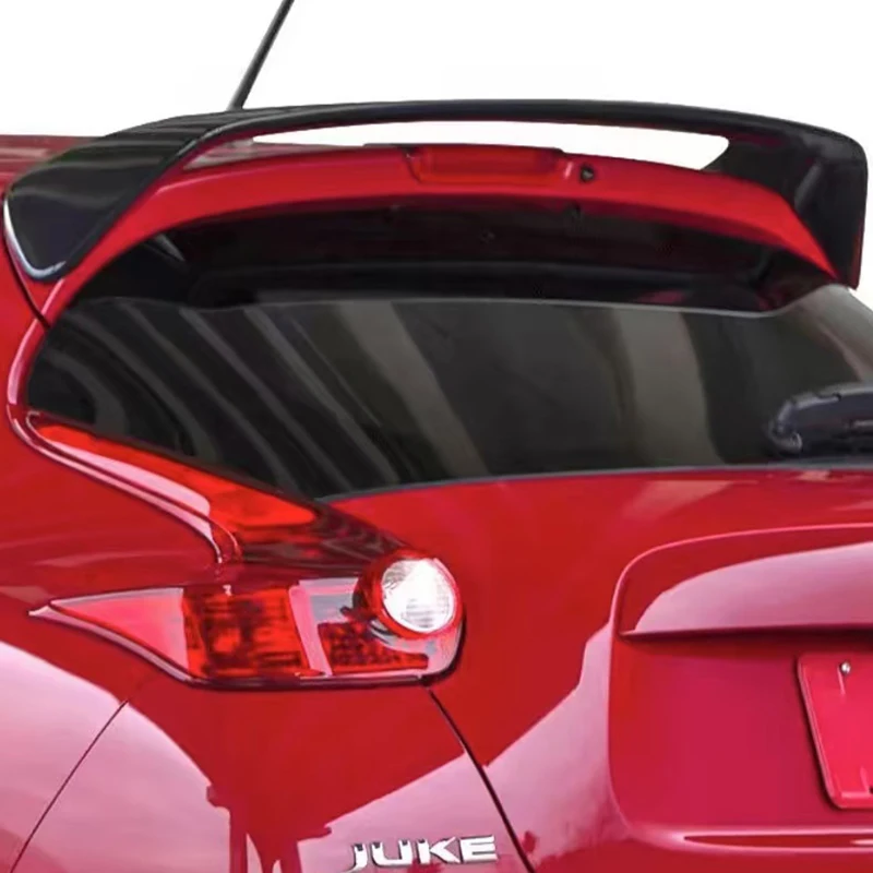 Suitable for Nissan JUKE top wing rear trunk lid spoiler fender carbon black sport modified parts 2008-2015