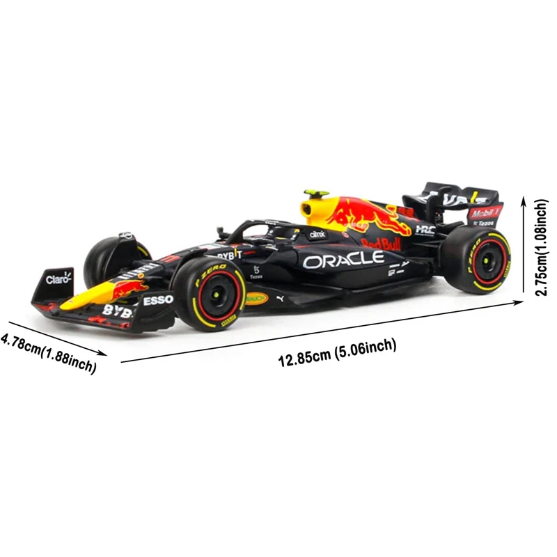 Bburago 1/43 F1 Red Bull Racing Miami GP RB19 /Team Champion Vestappan 1 Perez 11 / RB19 Las Vegas Cars Model Formula 1 Toy