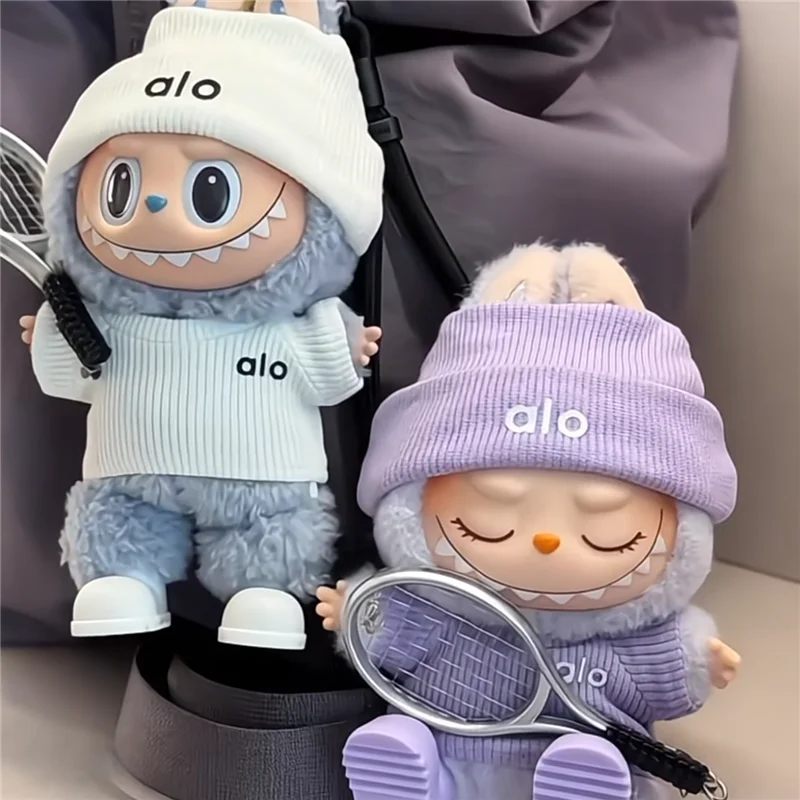 Vêtements de série sport pour poupée Labubu, 15 17cm, Design de luxe, Style mouvement de Tennis, vêtements de Baseball, ensemble de robes, accessoires