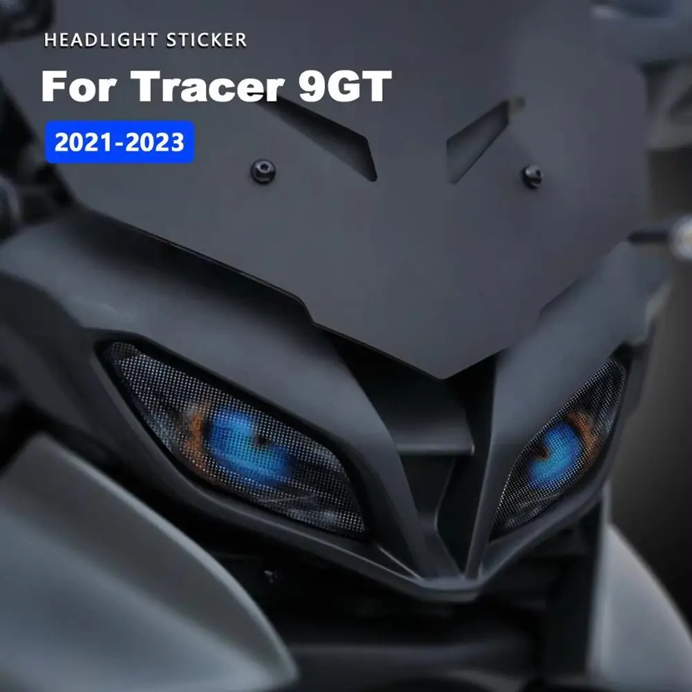 

1 Pair Headlight Protection Sticker For Yamaha Tracer 9 GT 2023 2022 2021 Waterproof Motorcycle Decals Motorbike Headlight Decor