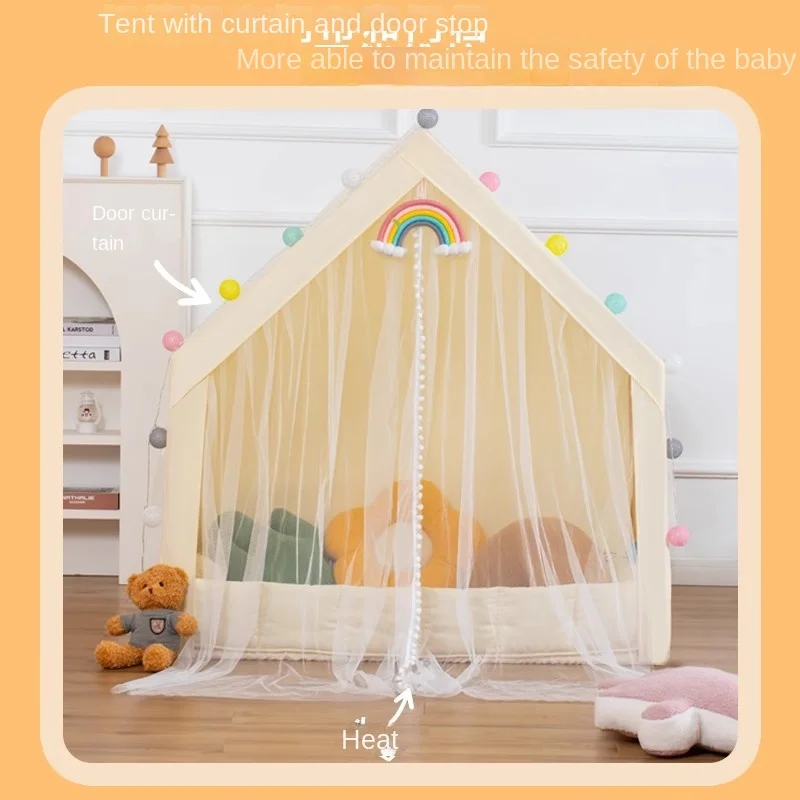 Children\'s tent indoor ins wind home baby princess small house boys and girls toy playhouse