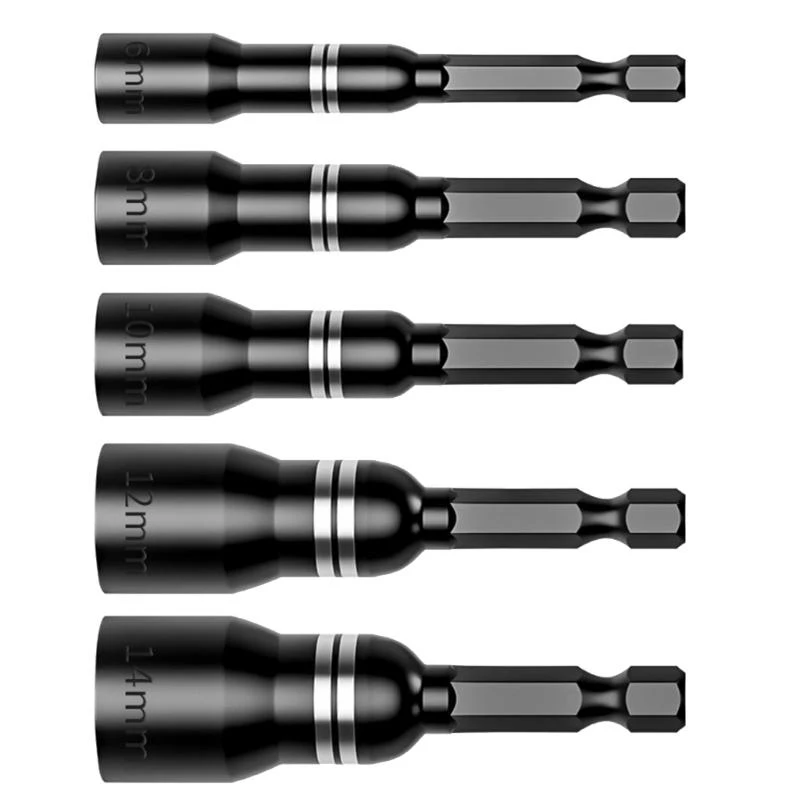 

652F Nut Driver Set Impact Power Nut Driver Drill Bit Quick Changes Screwdriver Extension Rod Insert Accessories
