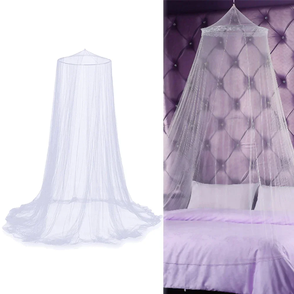 Mosquito Mesh Net Large Dome Hanging Mosquito Net Bed Net Tent Fly Insect Repellent Protection Home for Bed Canopy Dropshipping view 5